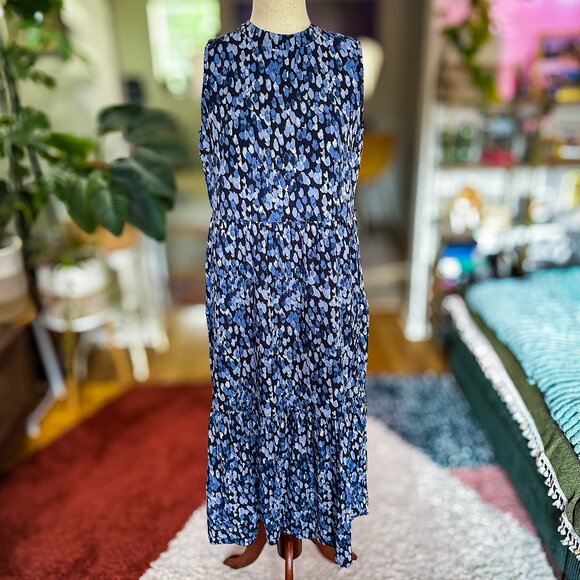 Marfinno Multi-Blue Maxi Dress – Size Large (G) | Made in Brazil - Picture 3 of 11